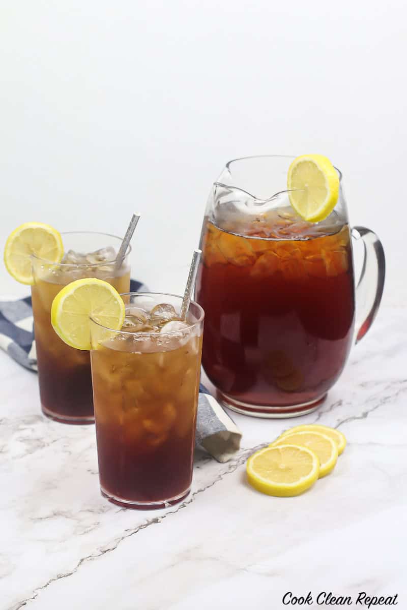 Easy to Make Sweet Tea Recipe - Cook Clean Repeat