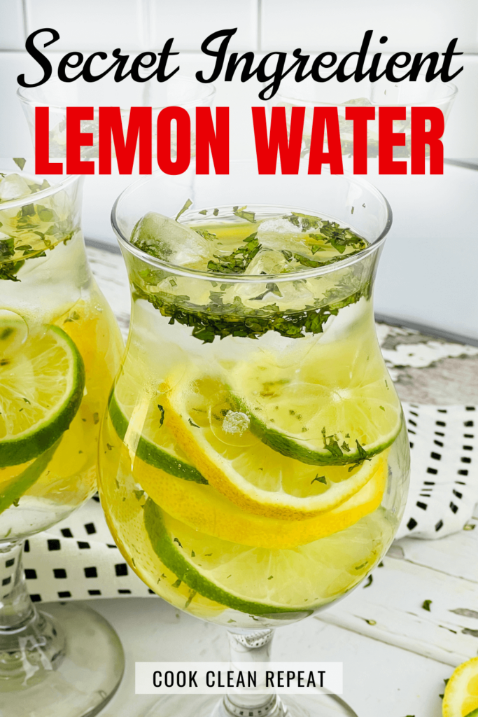 lemon water with a secret ingredient