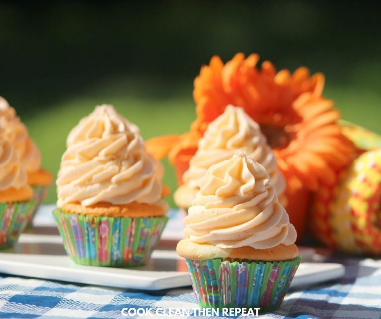 Orange Julius Cupcakes