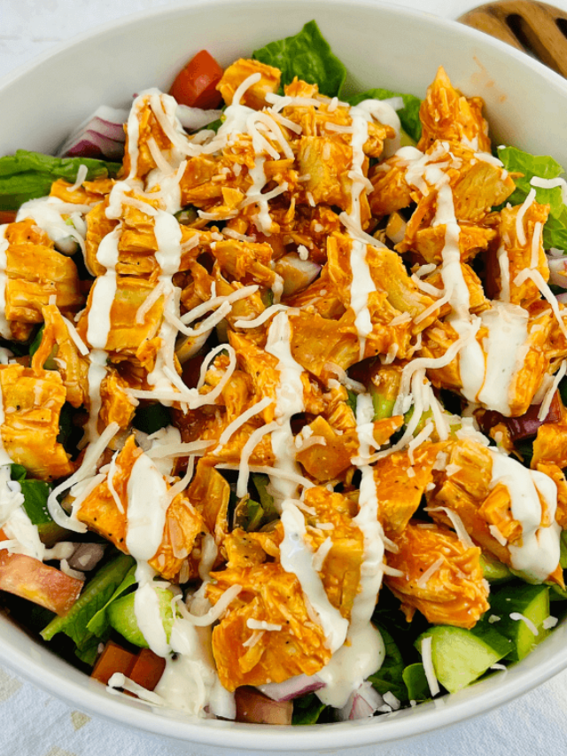 Quick And Tasty Buffalo Chicken Salad Story