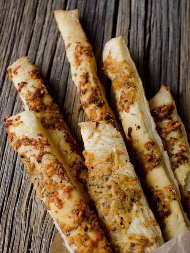 Parmesan Garlic Breadsticks Story - Cook Clean Repeat