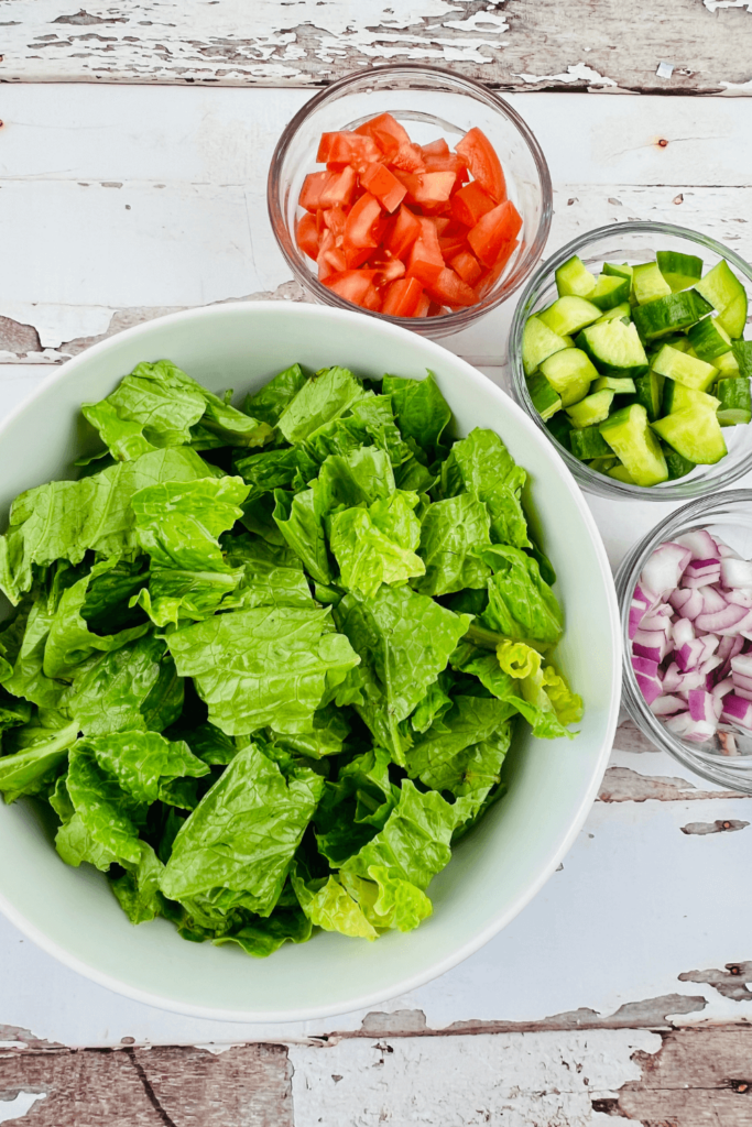 salad ingredients for Chicken Salad