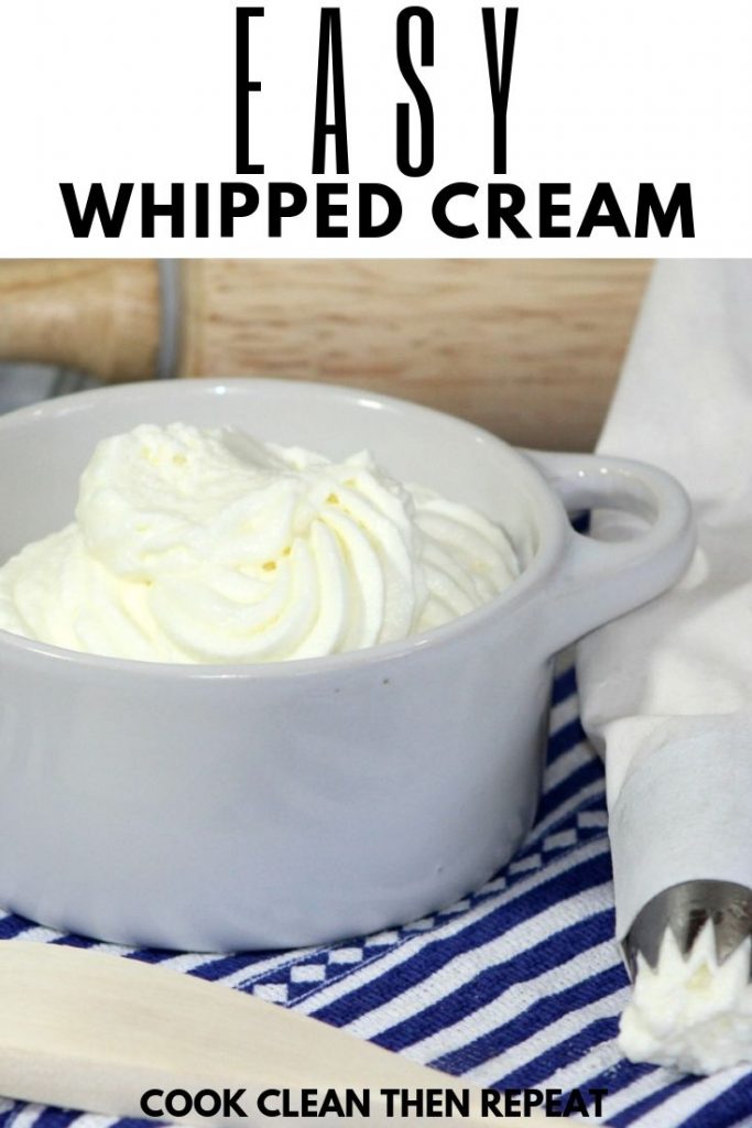 Pin of homemade whipped cream (1)