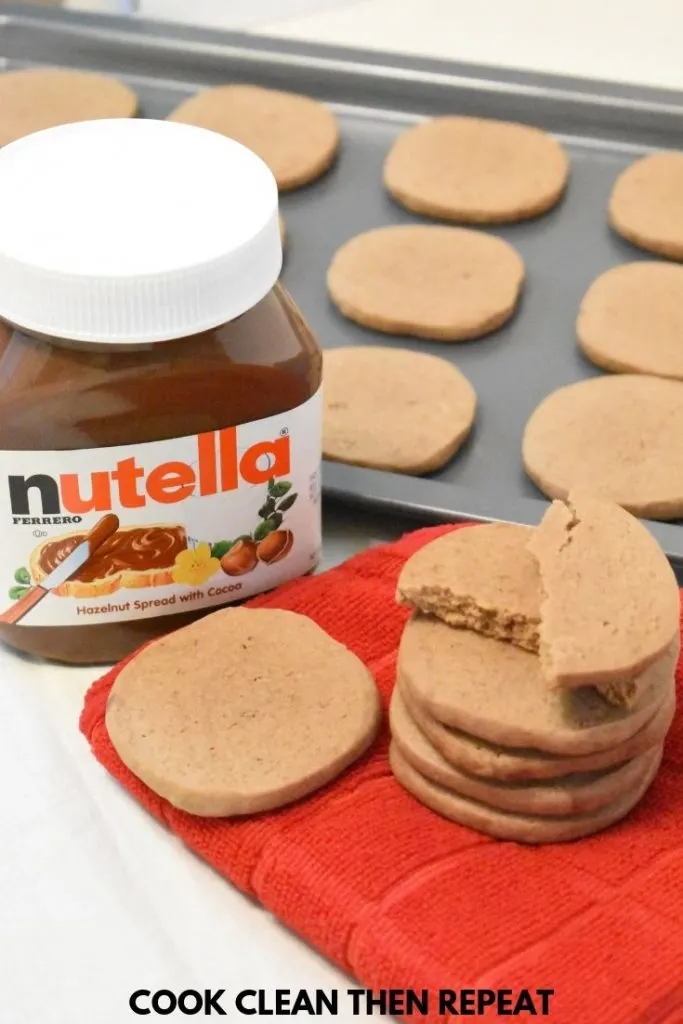 Tall Image of Nutella Cookies