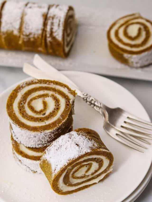 Easy Pumpkin Roll Recipe Story Cook Clean Repeat