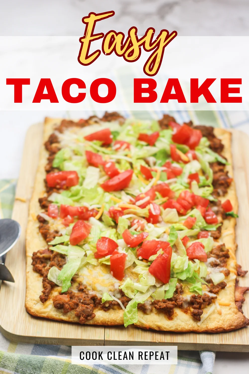 Crescent Roll Taco Bake