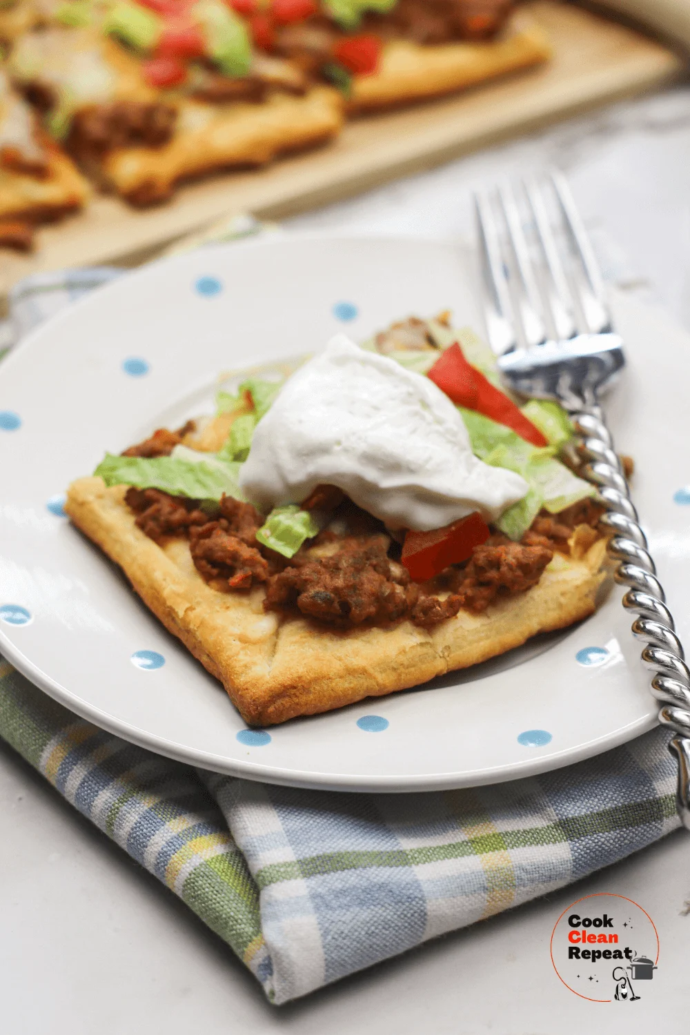 taco bake with sour cream