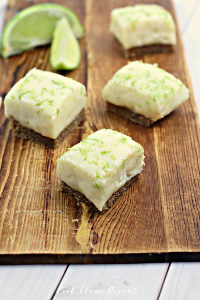 Another view of the finished best recipe for key lime pie fudge.