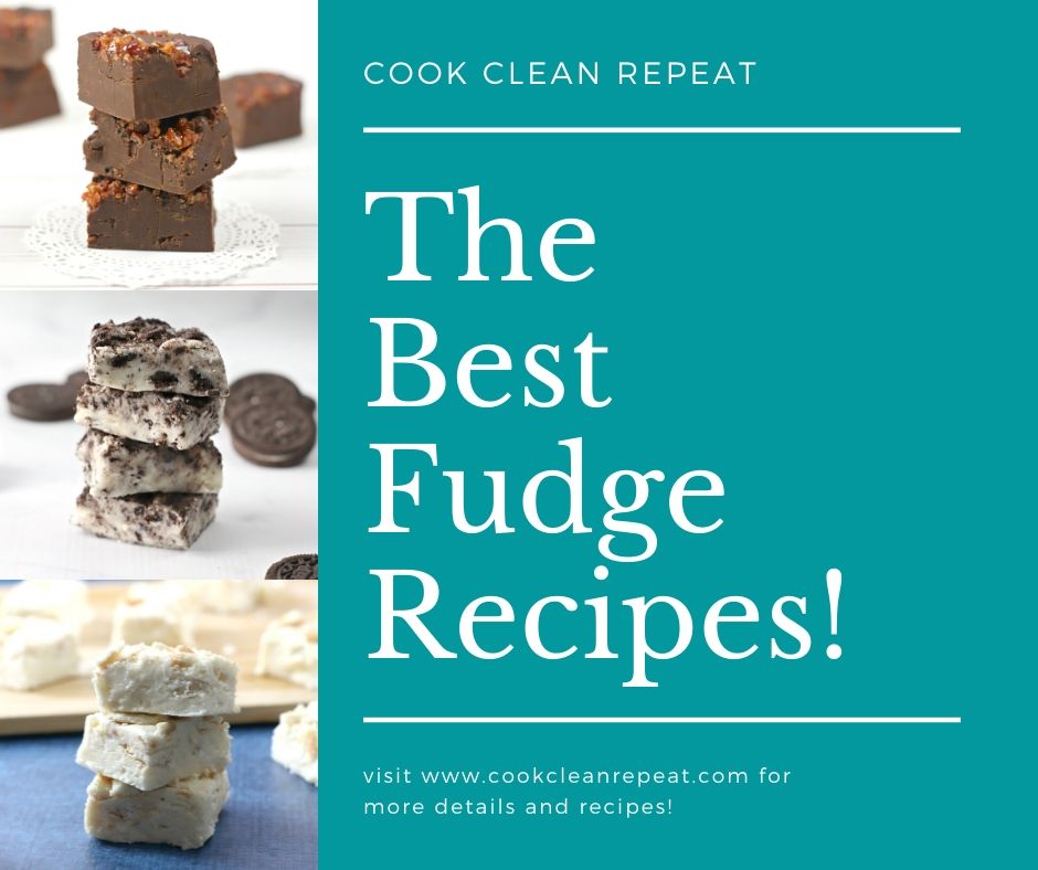 Featured image showing the title for the page as well as the fudge recipes!