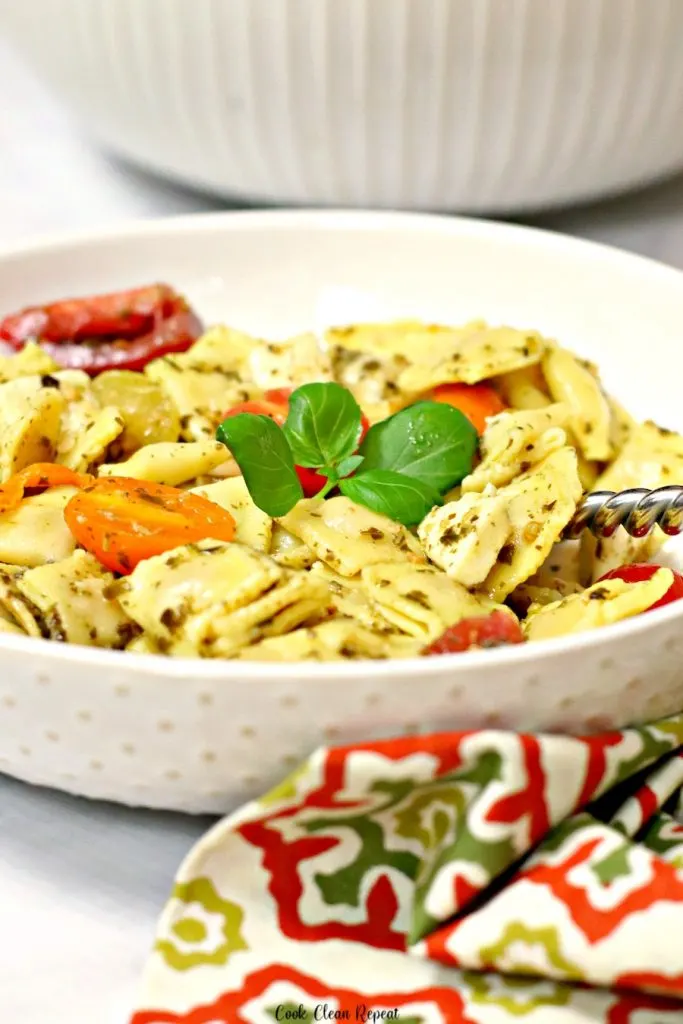 Pesto Pasta Salad Recipe Cook Clean Repeat