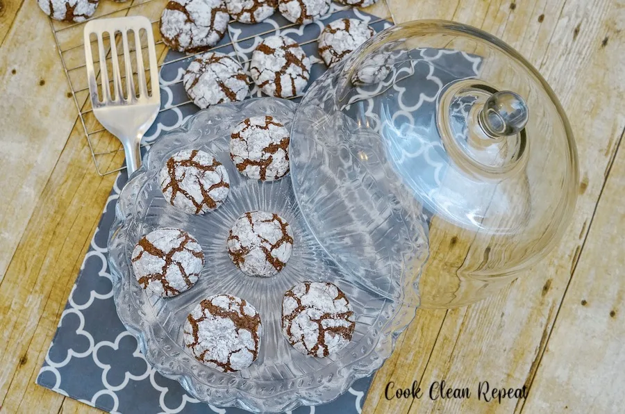 Featured image showing the finished brownie cookies recipe ready to eat.