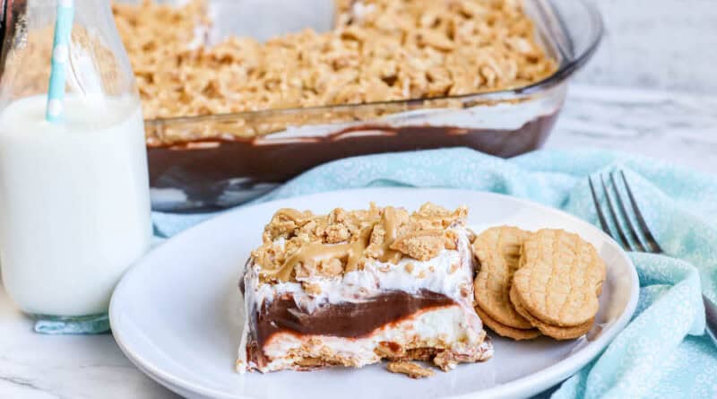 Easy No Bake Peanut Butter Dessert Cook Clean Repeat 3659