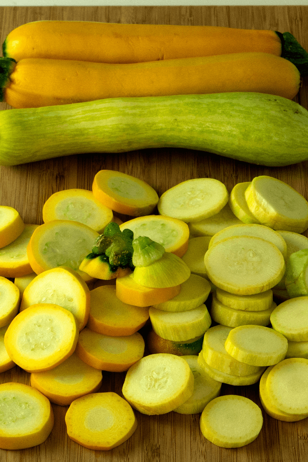 slices of yellow squash