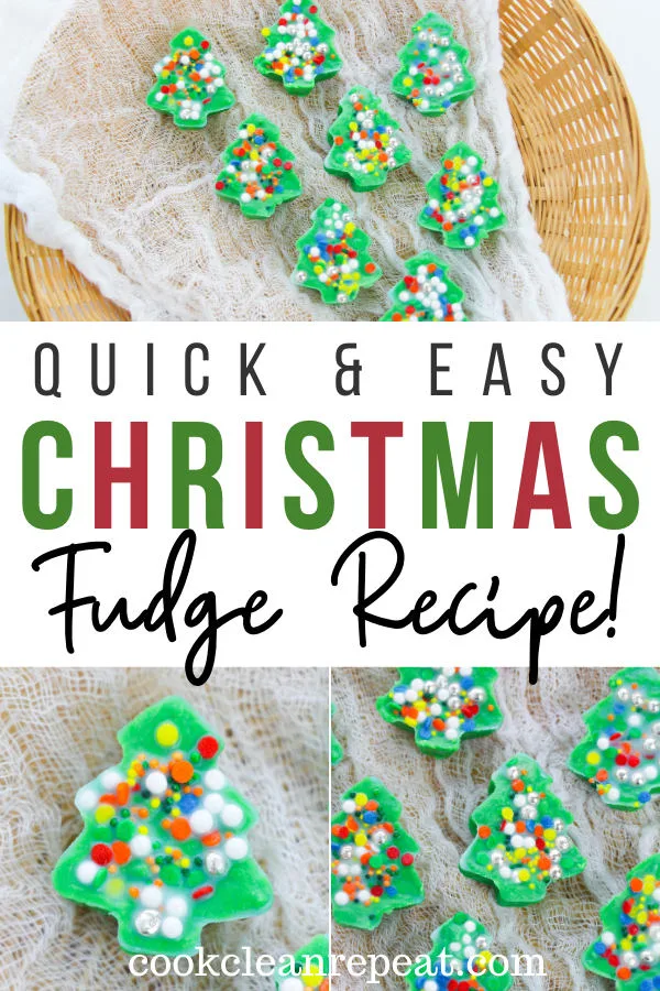 Christmas Fudge Recipe - Cook Clean Repeat