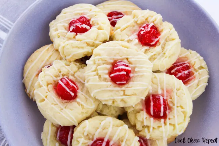featured image showing the finished eggnog cookies ready to eat or share.