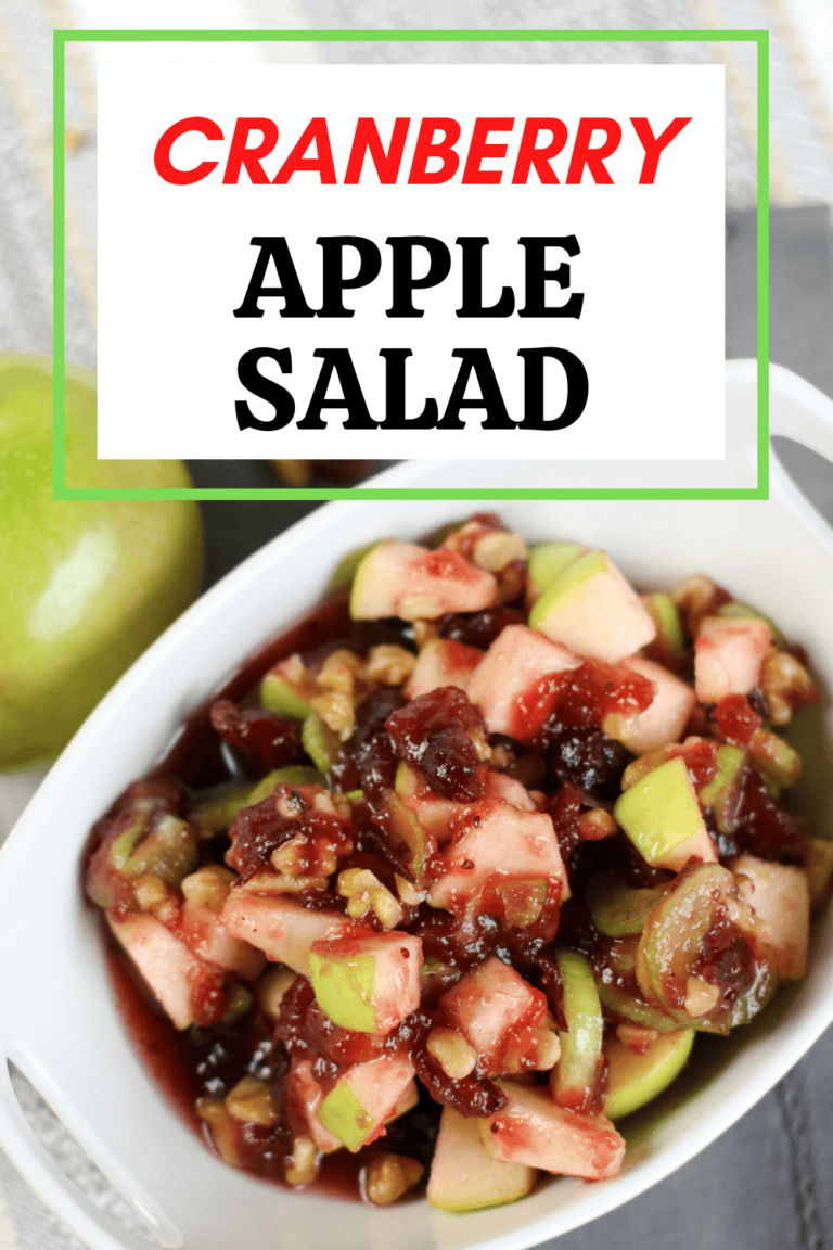 Cranberry Apple Salad Cook Clean Repeat   Cranberry Apple Salad Pins 768x1152 