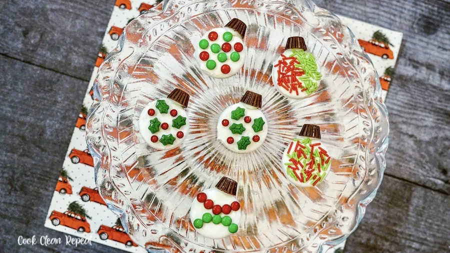 A plate of the finished cookies ready to be shared.