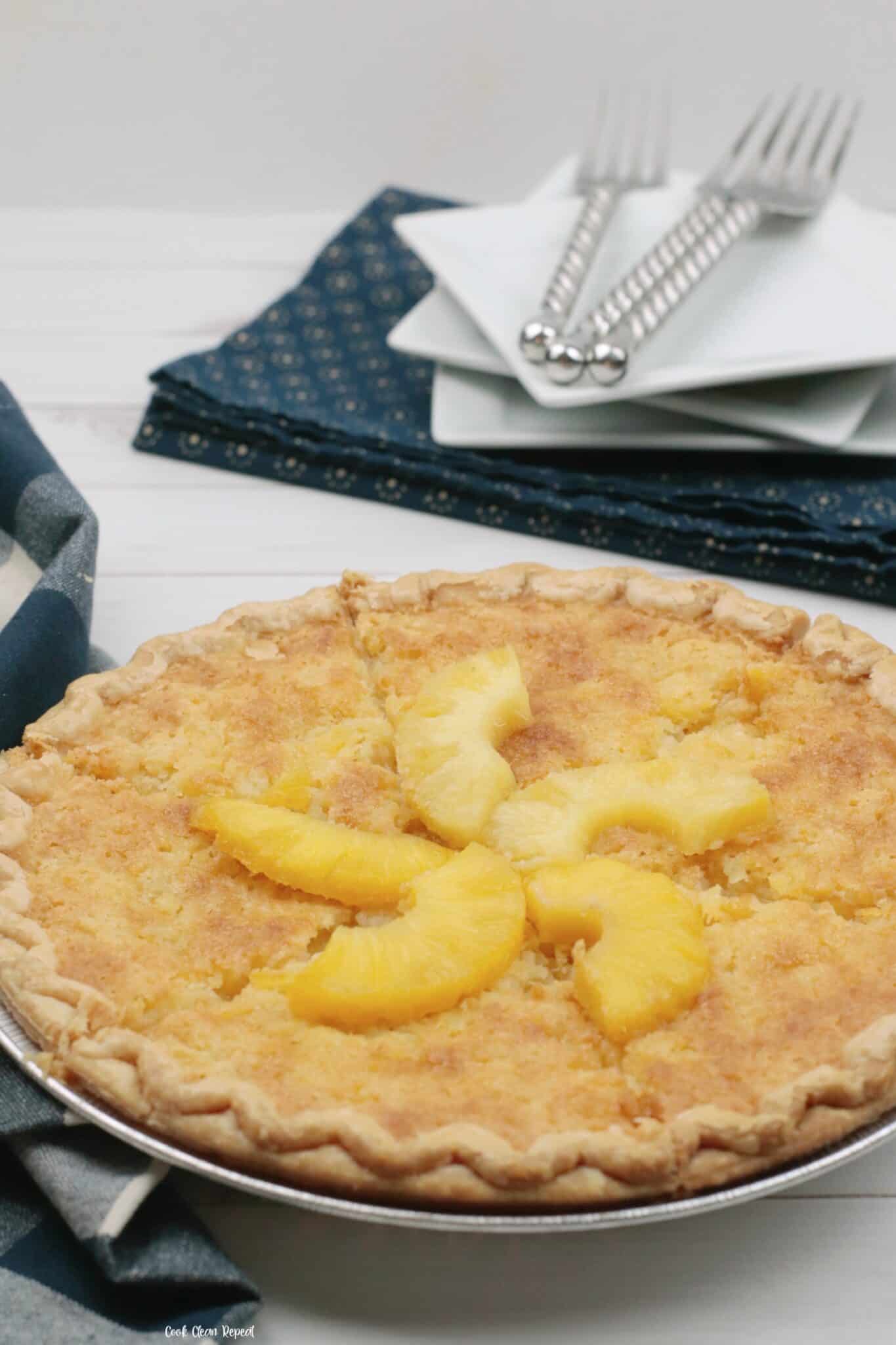 Easy Pineapple Pie Recipe Cook Clean Repeat