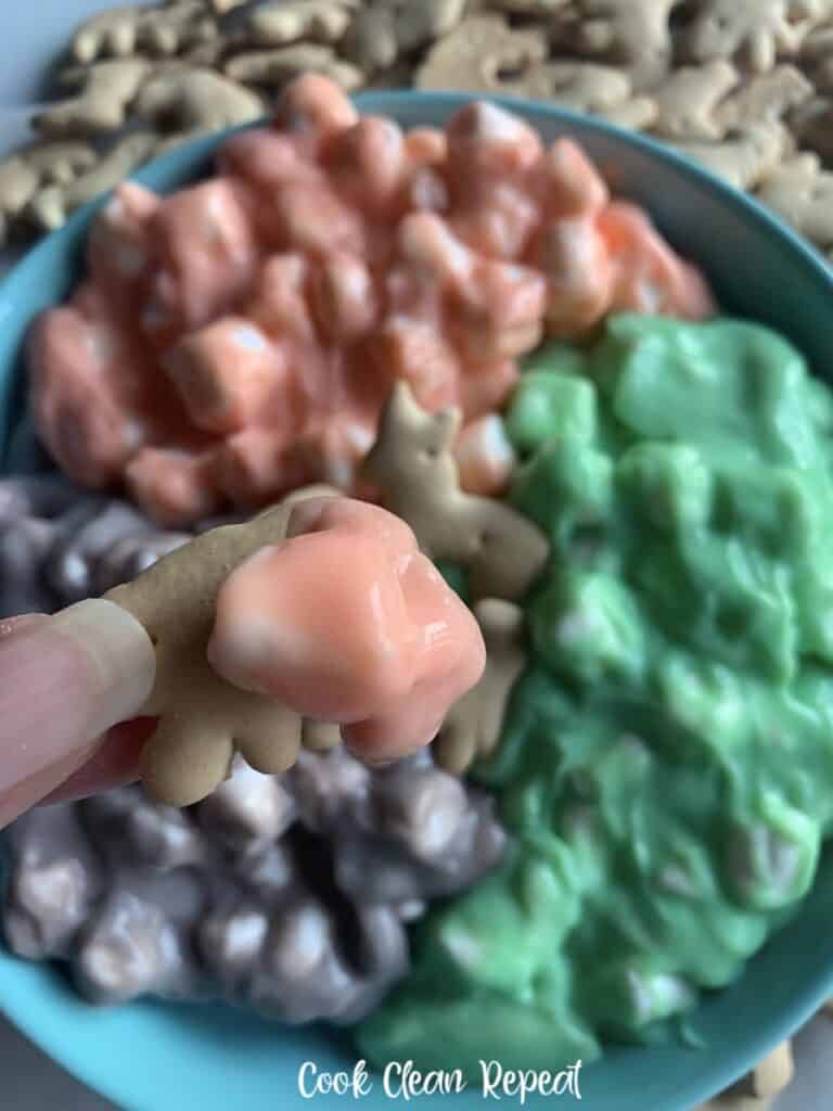 A close up of the finished dip ready to share.