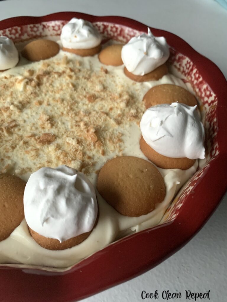 here we see the finished Nilla wafer dip ready to serve. 