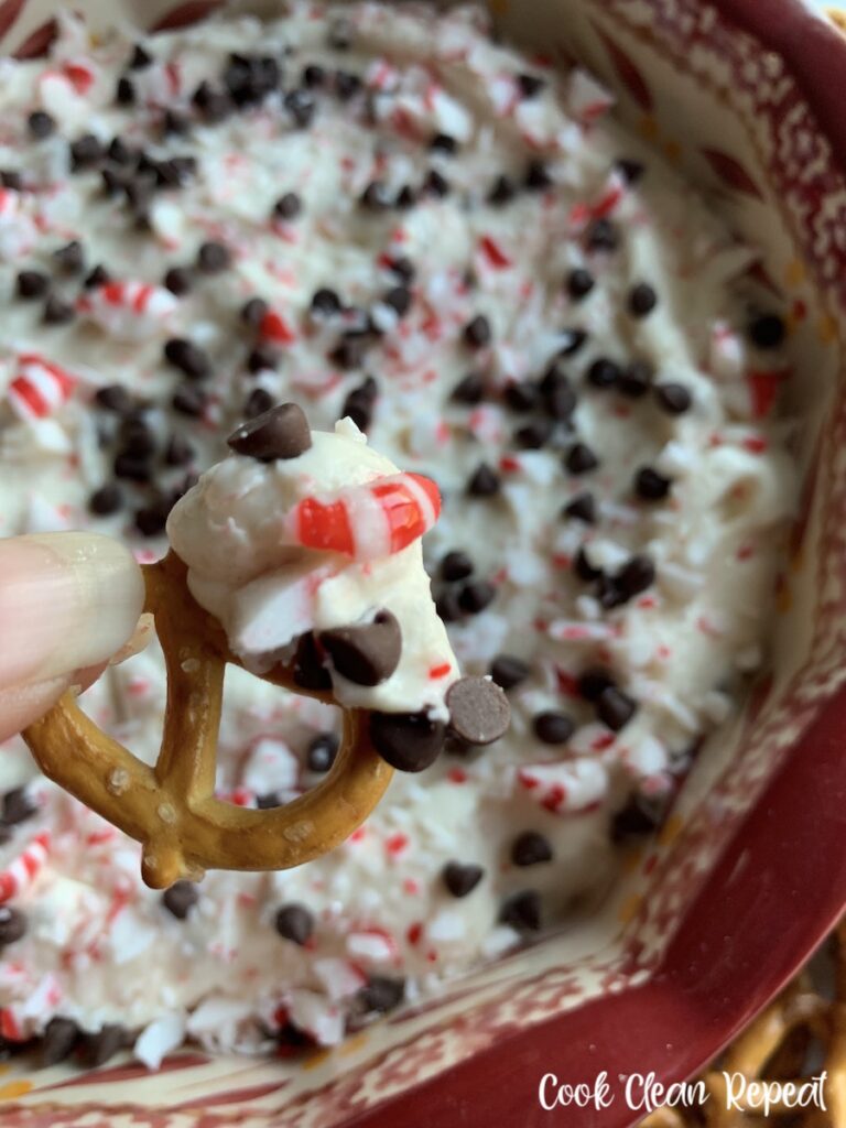 Peppermint Cheesecake Dip   Cook Clean Repeat