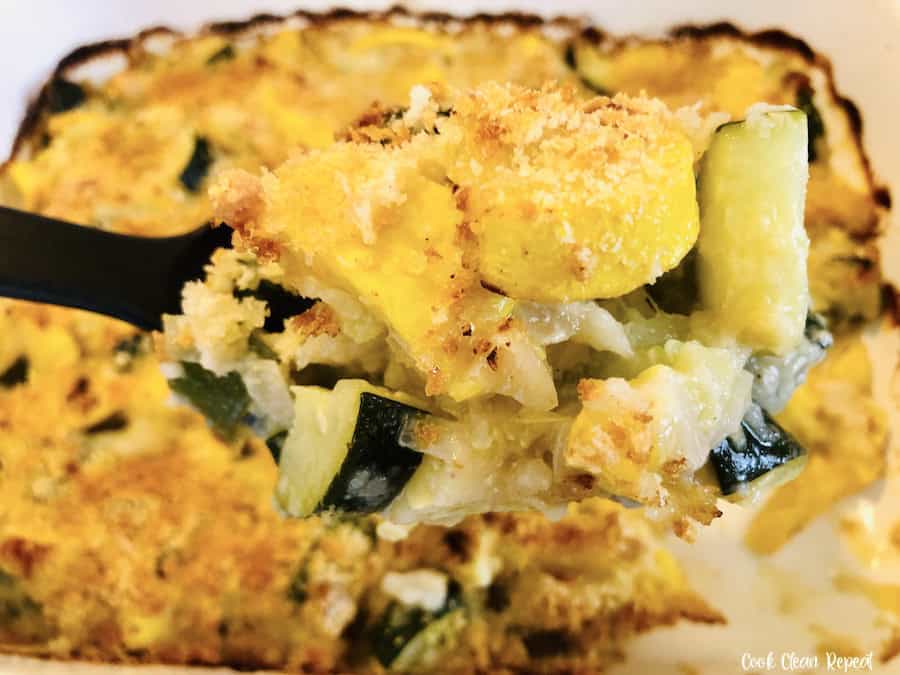 Easy Squash And Zucchini Casserole Cook Clean Repeat