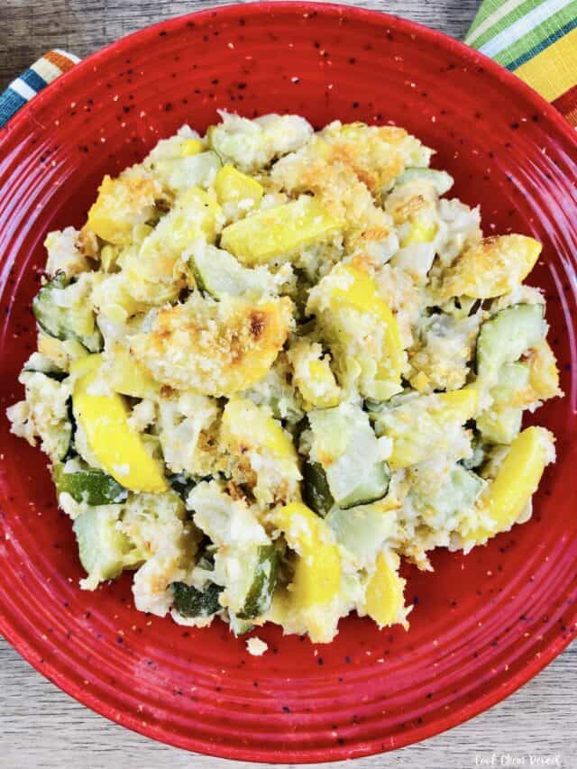 Easy Squash and Zucchini Casserole Cook Clean Repeat