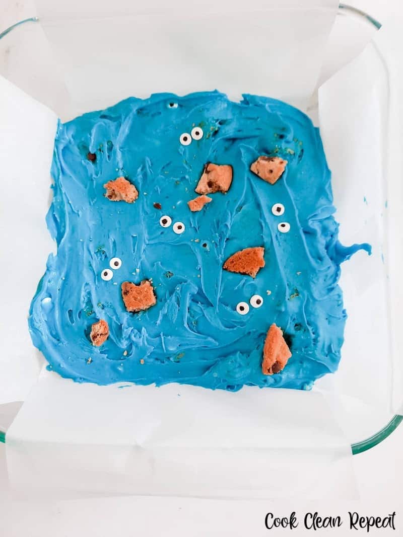 Cookie Monster Fudge - Cook Clean Repeat