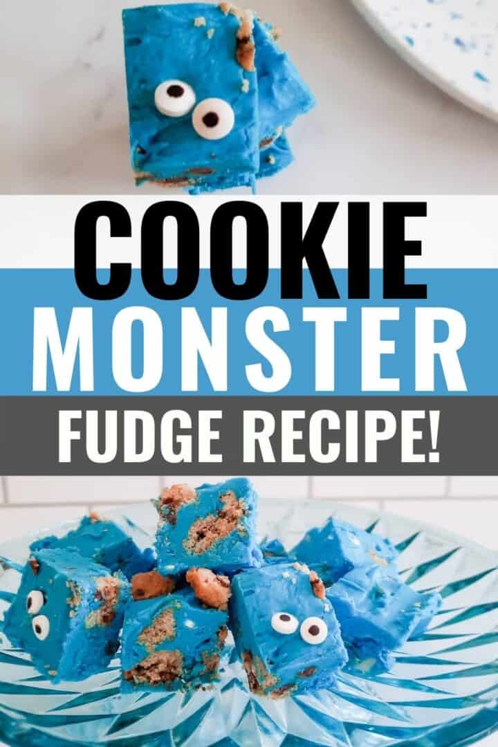 Cookie Monster Fudge - Cook Clean Repeat