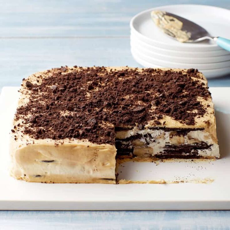 Image for Peanut butter-banana ice box cake