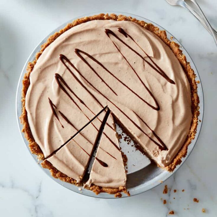 Image for Frozen chocolate peanut butter pie