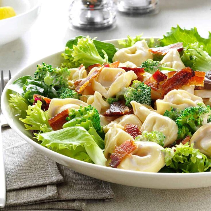 Image for Lemony Tortellini Bacon Salad