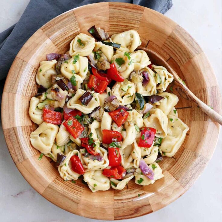 Image for Summer Tortellini Salad with Roasted Vegetables