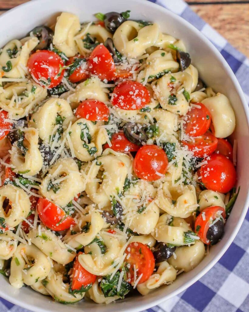 Delish Tortellini Salad Recipes - Cook Clean Repeat