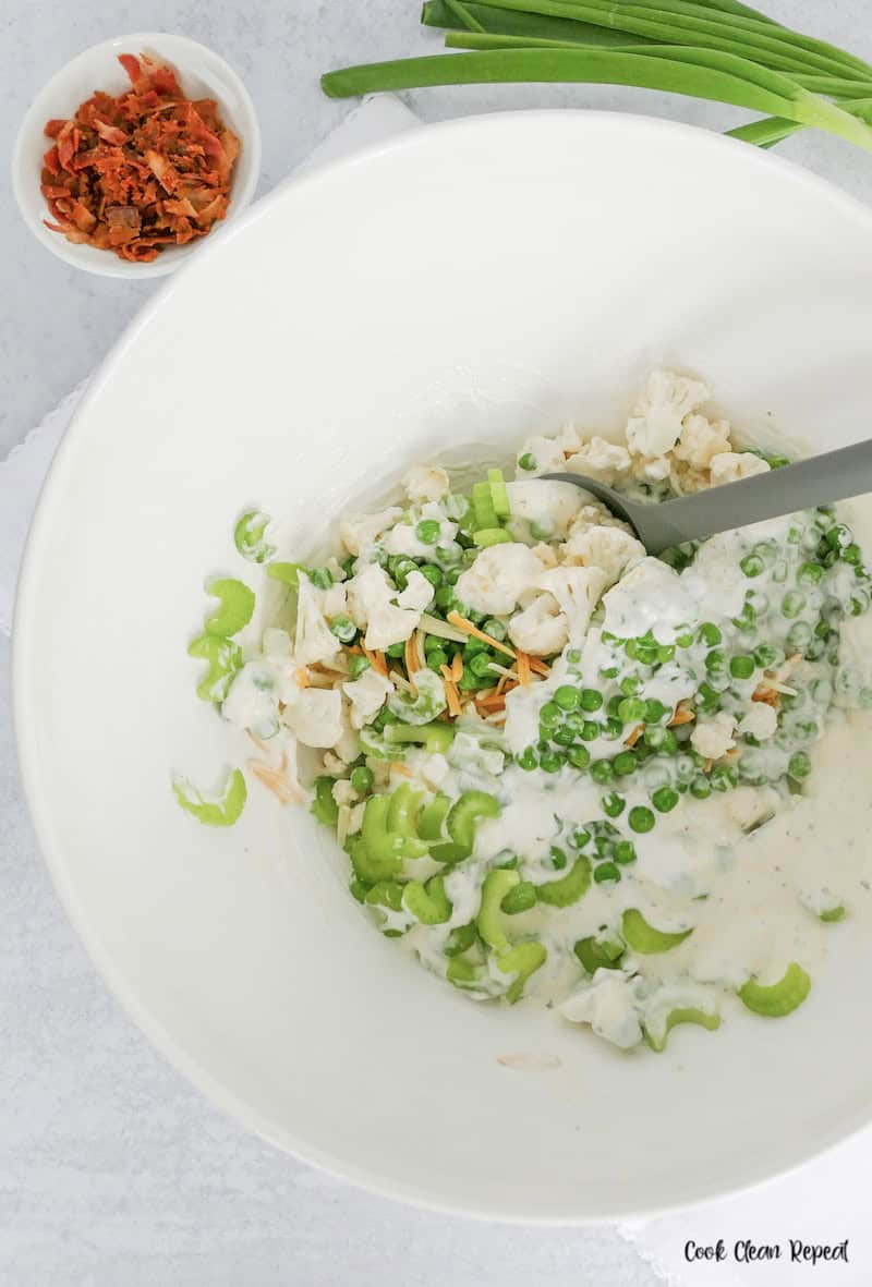 Pea Salad with Ranch Dressing Cook Clean Repeat