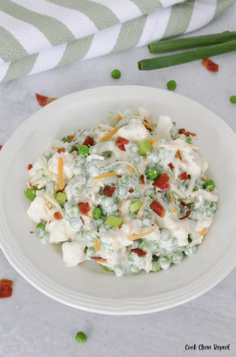 Pea Salad with Ranch Dressing