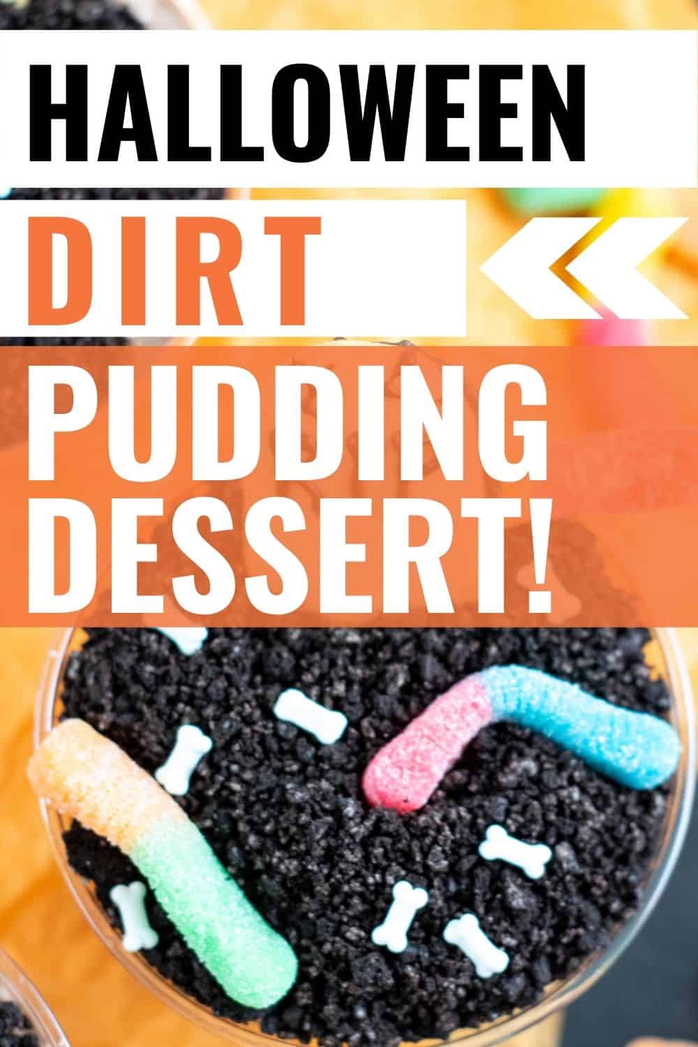 Halloween Dirt Pudding Dessert - Cook Clean Repeat