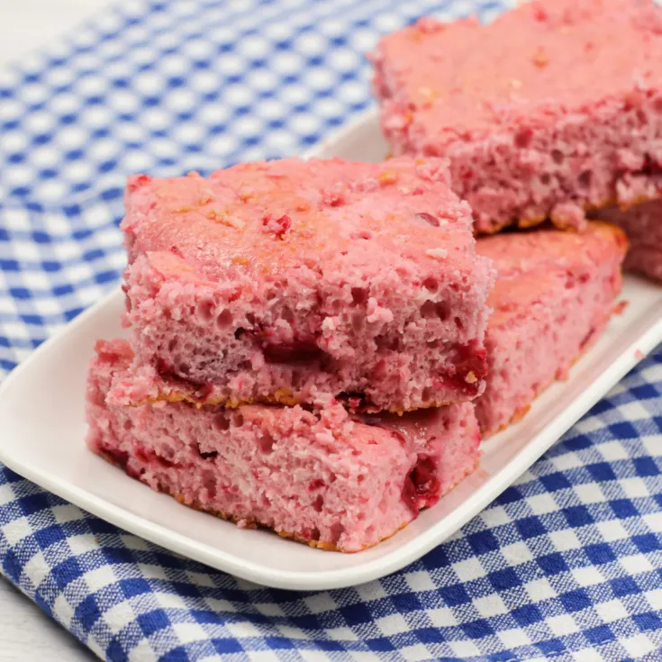 2 ingredient cherry bars featured image