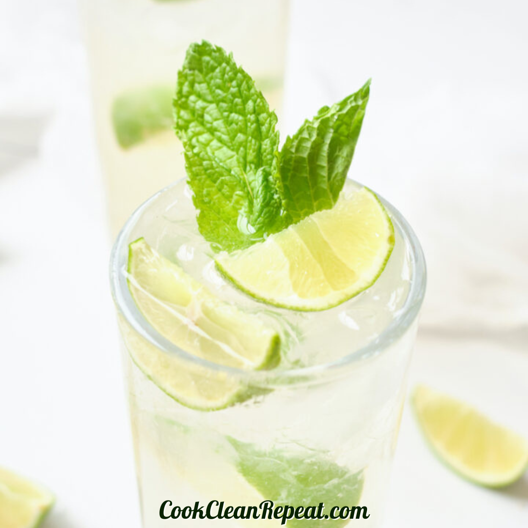 Mint Lime Sparkling Water Recipe