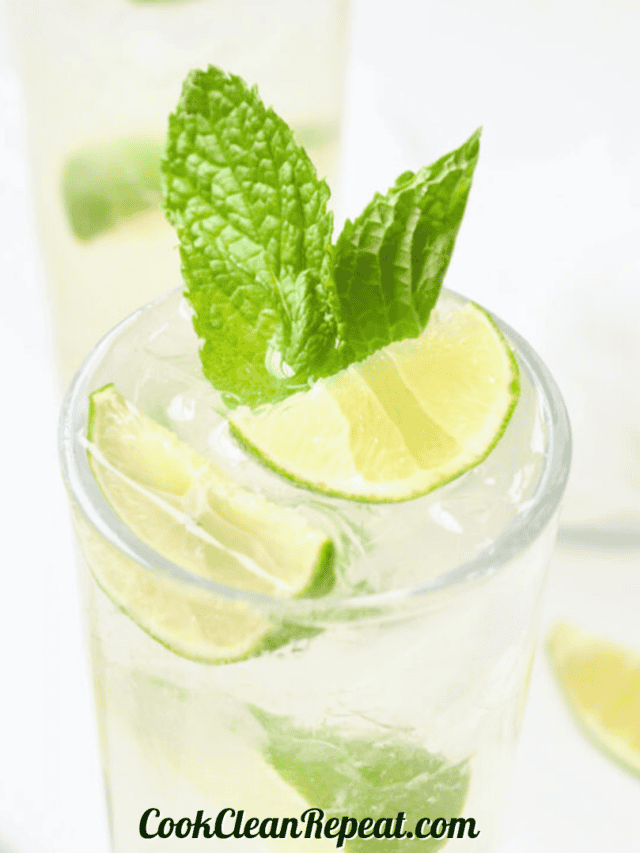 Mint Lime Sparkling Water Recipe Story