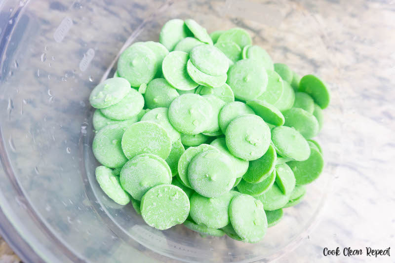 green candy melts