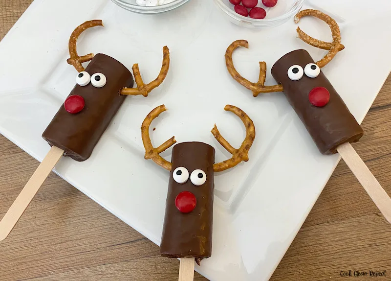 Finished reindeer ready to eat