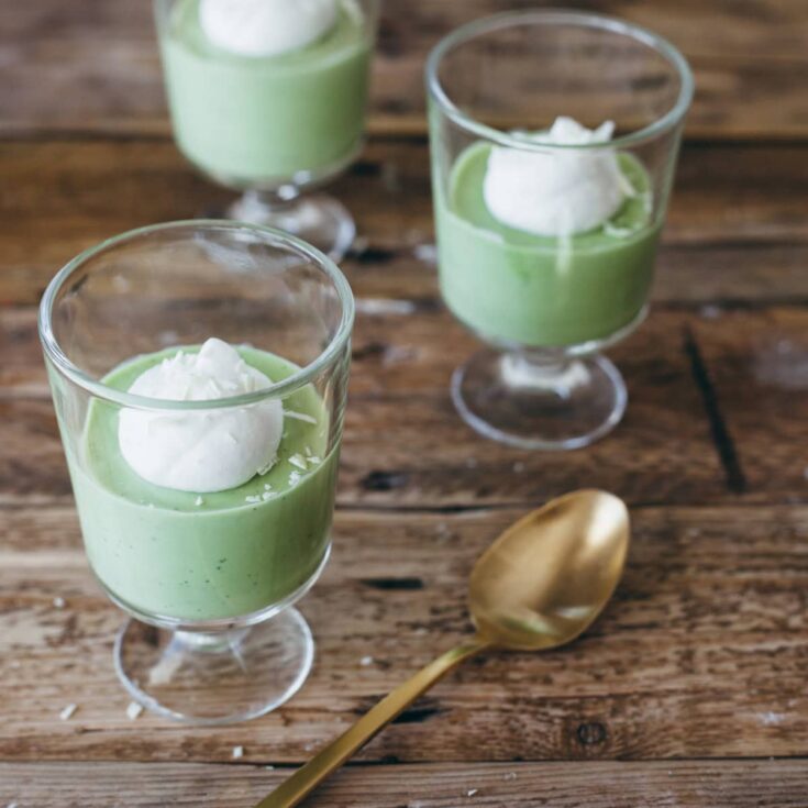 Image for Matcha White Chocolate Mousse Recipe