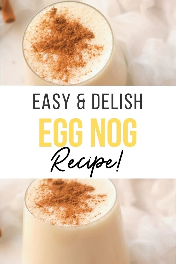 EASY Egg Nog Recipe (How to Make Eggnog from Scratch)