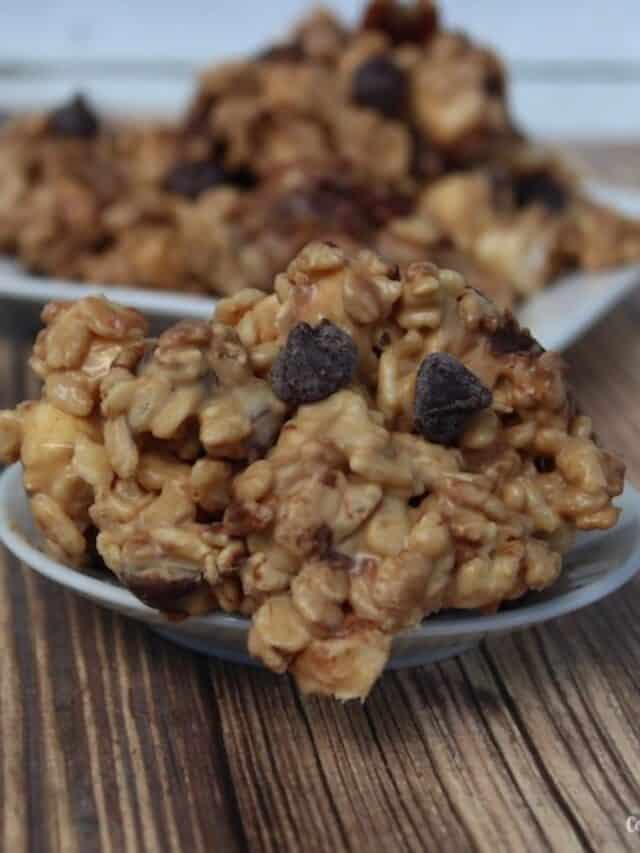 No Bake Cereal Cookies Story