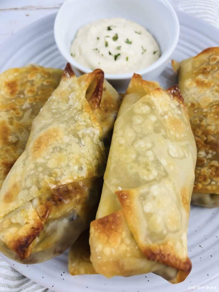 Philly Cheesesteak Egg Rolls Recipe - Cook Clean Repeat