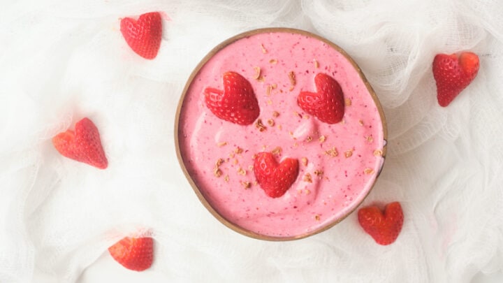 Simple Strawberry Smoothie Bowl - Smoothies and Shakes
