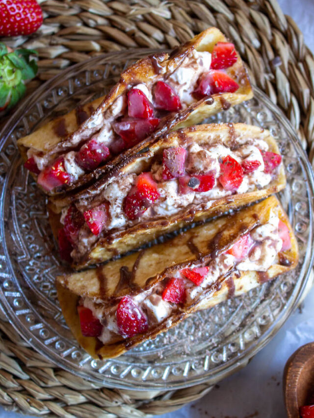 Strawberry Dessert Taco Recipe Story