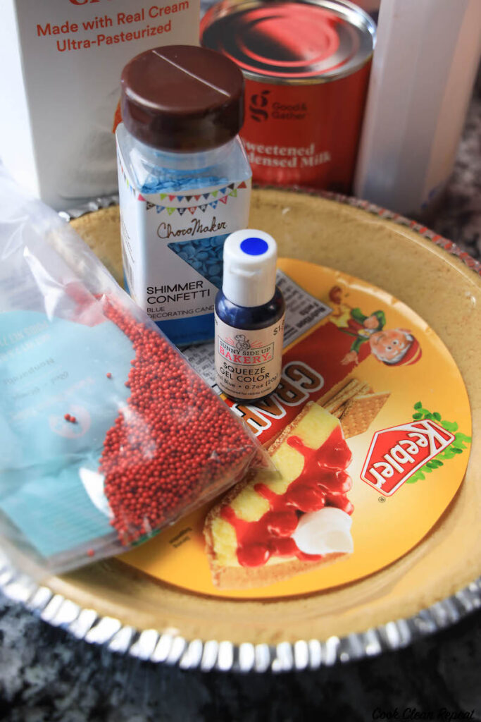 ingredients for 4th of July pie