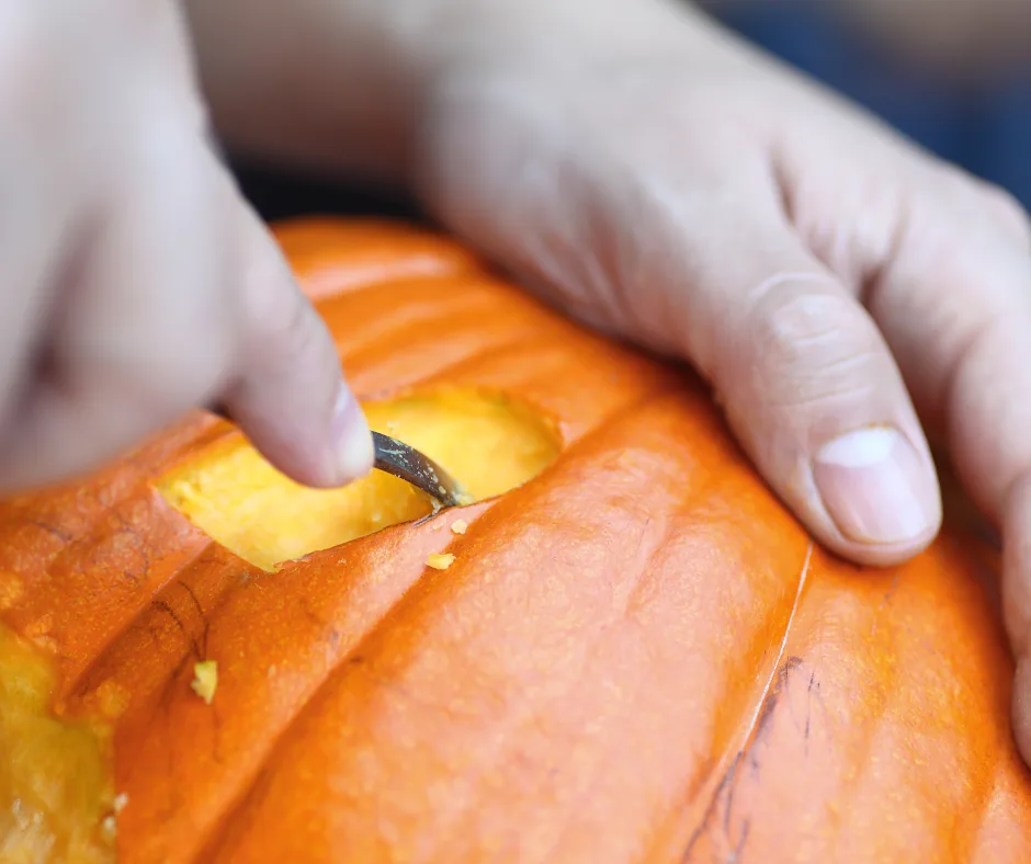 How to clean out a pumpkin in 2 minutes! - A Wonderful Thought